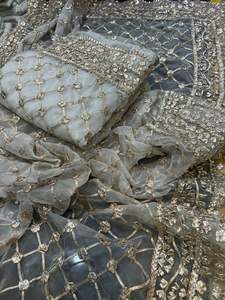 Fashion-Forward Gota bordado Salwar Kameez para damas elegante silueta étnica con detalles hechos a mano para fiestas - Product Image 4