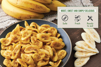 Stock disponible HALAL SNACKISS Malaisie Chips de banane 100% pures et fraîches (110g) Sucrées, nutritives, croustillantes, emballées sous vide pour grignoter