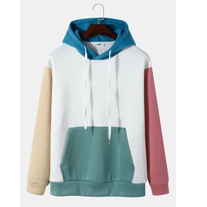 100% coton poids lourd grande taille hommes sweats à capuche et sweat-shirts impression personnalisée Logo épais polaire pour l'hiver - Product Image 2