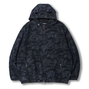 Sudaderas con Capucha y Cremallera de Camuflaje, Estilo Urbano, Holgadas, 100% Algodón, Felpa Francesa, Lisas, para Hombre - Product Image 4