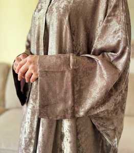 ชุดกิโมโนอาบายาแบบลำลองปักด้วยมือสำหรับผู้หญิงขนาด XXL มีกระดุมแฮนด์เมดสำหรับผู้ใหญ่ - Product Image 1