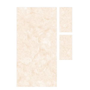 Carrelage de sol en porcelaine émaillée polie de couleur noire d'aspect de marbre brillant élevé 600x600 800x800 600x1200 - Product Image 1