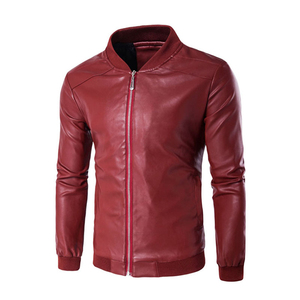 Veste de mousse pour hommes à prix de gros personnalisée Veste coupe-vent pour hommes avec col montant et veste en cuir à fermeture éclair avec logo - Product Image 6