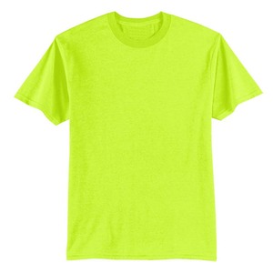Jersey de seguridad con logotipo personalizado liso, cuello redondo, ropa de trabajo, camisetas de manga corta de color personalizado - Product Image 1