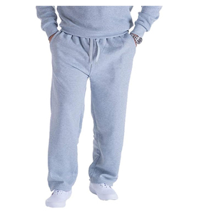 Pantalones Deportivos de Cintura Alta para Hombre, 100% Algodón, Tela de Estambre, Gruesos, con Logotipo Personalizable, Antiarrugas, con Cremallera, Talla XL - Product Image 1