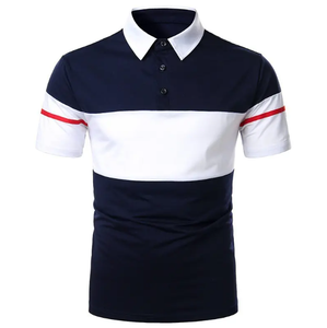 Camiseta de Golf Personalizada OEM de Alta Calidad para Hombre, Estilo Europeo y Americano, Tallas Grandes, Tejida y Bordada - Product Image 6
