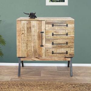 <b>Small</b> Modern <b>Wood</b> 1-door <b>Sideboard</b> for Living Room Bedroom & Hotel Use - Product Image 1