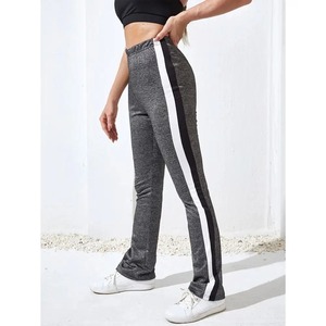 Pantalon de survêtement pour femme Poches droites lâches Couleur unie Avec étiquette personnalisée Logo Pantalon de survêtement pour femme - Product Image 5