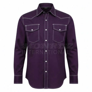 2025 Custom Oil Gas Industry Custom Safety Welding Work Shirt para construcción Uso industrial Welding FR Shirt para la venta - Product Image 1