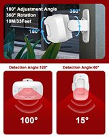 Système d'alarme de détecteur de mouvement avec capteur de lit, système de surveillance d'alerte, utilisation intérieure, montage mural, portée de 500 pieds, alimenté par batterie Daytech