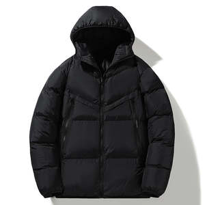 Abrigo de piel ligero para exteriores con logotipo personalizado para hombre, chaqueta acolchada personalizada para hombre, chaqueta acolchada de invierno Unisex de gran tamaño - Product Image 5