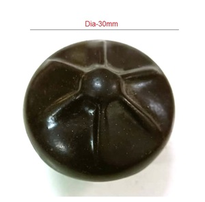 FEUILLE FER ARMOIRE BOUTON ANTIQUE DESIGN (30mm) Nouveau Design Feuille Fer Moderne Armoire Cuisine Placard Porte Meubles - Product Image 2