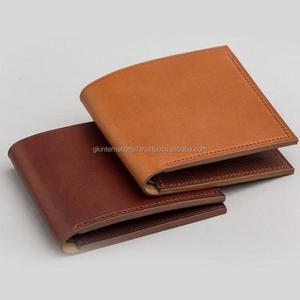 กระเป๋าสตางค์หนังผู้ชายสีน้ำตาลและสีแทนแบบกำหนดเอง เย็บอย่างทนทาน มีช่องใส่บัตร 6 ช่อง ช่องใส่ธนบัตร และระบบป้องกันการโจรกรรม RFID - Product Image 4