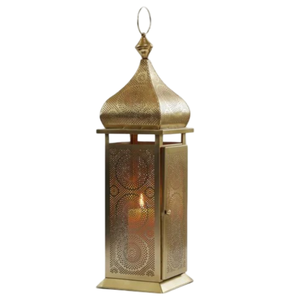 High Quality Brass <b>Vintage</b> Embossed <b>Lantern</b> With Polish Finished For Tabletop Decor Arabic <b>Lantern</b> For Home Decoration - Product Image 2