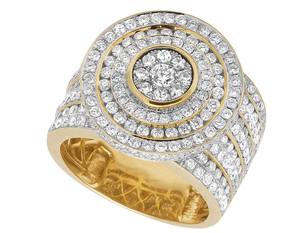 Customizable Hip Hop Style Moissanite Diamond <b>Ring</b> for <b>Men</b> S925 Sterling <b>Silver</b> With VVS Moissanite Diamond - Product Image 2