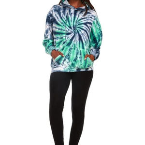 Sweat à capuche tie-dye de qualité supérieure, couleurs vibrantes, élégant et confortable pour toutes les saisons, motif imprimé hiver, sweat à capuche tie-dye - Product Image 1