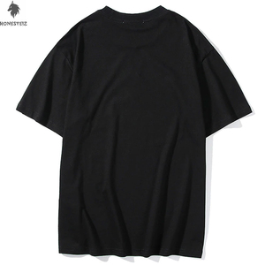 เสื้อยืดคอกลมสำหรับผู้ชายผ้าคอตตอน100% แห้งเร็วพร้อมเทคนิคการย้อมสีพื้นคุณภาพสูงสำหรับผู้ใหญ่ - Product Image 2