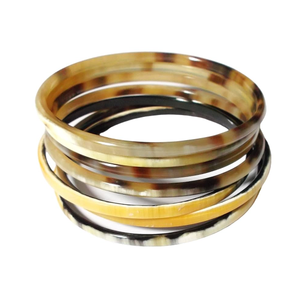 สร้อยข้อมือควายแตรคุณภาพพิเศษ กําไลข้อมือ เครื่องใช้ประจําวัน ผู้หญิงสวมแตรทําจากผลิตภัณฑ์ฝีมือจากธรรมชาติ - Product Image 1