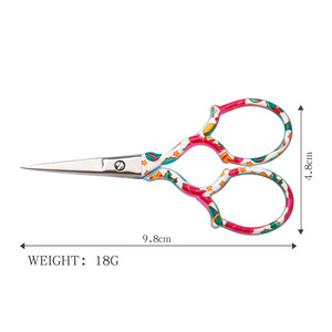 Petits ciseaux de précision 3.5 pouces Kit de toilettage de beauté multi-usages en acier inoxydable pour cils de sourcils de poils faciaux par ASi - Product Image 1