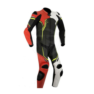 Traje de carreras de motocicleta personalizado Ropa deportiva de carreras de motorista a prueba de viento Ropa de cuero de motocicleta de talla grande Traje de bicicleta de motor personalizado - Product Image 4