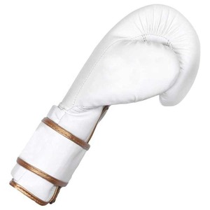 Gants de boxe personnalisés, design gagnant, % cuir véritable, gants d'entraînement imperméables, antidérapants, fermeture à boucle et crochet KINGPIN - Product Image 4