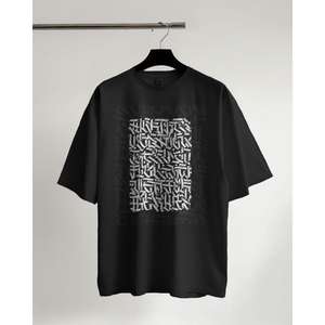 Camiseta negra de media manga con ansiedad hecha en la India, ropa para niños, camisetas casuales absorbentes para el sudor, camisetas de algodón 100% ecológicas - Product Image 4