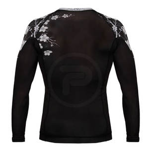 Alta calidad transpirable MMA Rash Guard Fitness Wear para hombres Precio al por mayor superior - Product Image 2