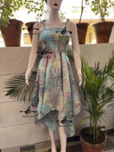 Nueva llegada Vintage Vestidos cortos Vintage Boho Gypsy Hippie mujeres Vestido ligero indio traje de una pieza - Product Image 6