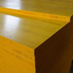 Contrachapado de Encofrado Amarillo de 3 Capas, Contrachapado de Encofrado Amarillo Impermeable, Panel de Encofrado de Tres Capas - Product Image 3
