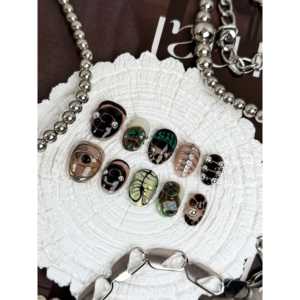 Faux ongles à presser Moss Noir - Product Image 1