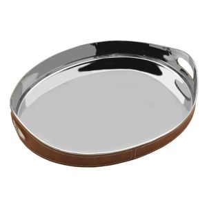 Plateau de service de grande taille de forme ronde de conception simple utilisé pour la nourriture à manger et l'utilisation de service de nourriture de mariage à vendre - Product Image 3