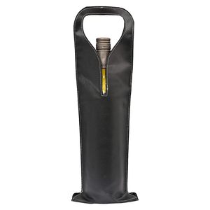 Best Selling Faux Vegan Leather <b>Wine</b> Bottle Holder, <b>Wine</b> Bag, Hot/Cold <b>Container</b> Cover/Case Bag, Bottle Carry Bag - Product Image 1