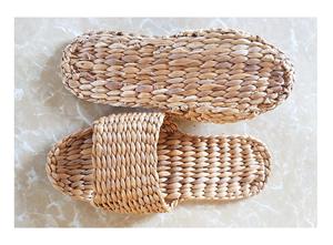 Eco-friendly Natural Material Handwoven Water Hyacinth <b>Slipper</b> for Beach - Product Image 3