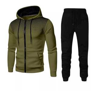 Sudadera Pantalones Jogging Traje Ropa deportiva Chándal Conjuntos Bolsillos Con capucha Deportes - Product Image 5