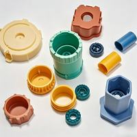 Moldeo por Inyección de Plástico de Nylon de Alta Precisión, Ingeniería Personalizada de Plástico, Componentes Mecánicos Industriales de Nylon
