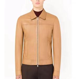 เสื้อแจ็คเก็ตหนังแฟชั่นสำหรับผู้ชายเสื้อแจ็คเก็ตหนังสำหรับฤดูหนาวโลโก้ตามสั่ง - Product Image 1