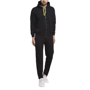 ชุดวิ่งจ๊อกกิ้งสำหรับผู้ชายชุดวอร์มผ้าฝ้าย100% แขนยาวมีซิปสำหรับผู้ชายดีไซน์แบบกำหนดเอง - Product Image 1