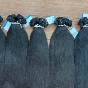 Offre de Noël 2025 : Lots de cheveux naturels doublement étirés, extensions de cheveux humains du Vietnam, couleur naturelle, lisses, livraison directe - Product Image 3