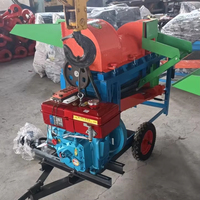 Batteuse multi-cultures à moteur diesel pour riz blé sorgho et millet équipement agricole à haut rendement