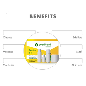 Nuevo kit facial de cuidado de la piel Ayurvédico de cosméticos de esencia orgánica pura - Product Image 4