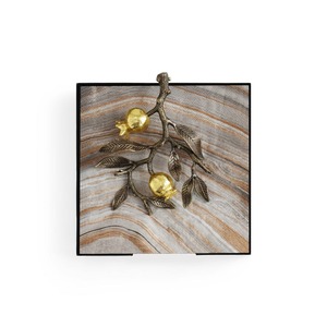 Hot Golden Stylish New Trending Branch Servilletero frutas inspiran el acento decorativo elegante más vendido para la decoración moderna del hogar - Product Image 3