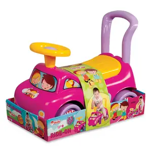 Ride On Girl Car Steering Wheel Baby Walker Toys Kids Ride on Car Baby Sliding Push Ride-on High Quality Plastic Toy Wholesale
