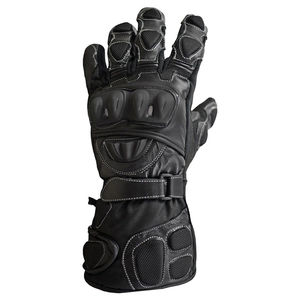 Guantes de Motociclismo de Media Palma Antideslizantes, de Cuero de Alta Calidad, para Motocicleta, para Hombres, Adultos, Duraderos, con Agarre Cómodo - Product Image 2