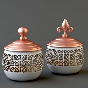 ออกแบบใหม่ตกแต่งบ้านเหล็กโลหะรอบ Votive พร้อมฝาปิดสีทองคําขาว Votive สําหรับงานแต่งงานตกแต่งคริสต์มาส - Product Image 3