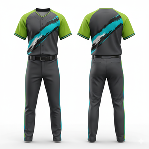 Uniforme de Béisbol con Nombre de Equipo, Logotipo Personalizado, Sublimado, Malla Ligera, Conjunto Deportivo - Product Image 1