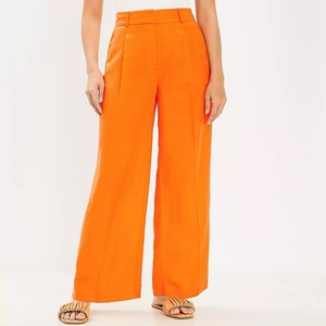 Pantalon et pantalon de jogging personnalisé pour femmes de nouveau style Pantalon confortable en mélange de lin de qualité supérieure pour femmes de BD - Product Image 1