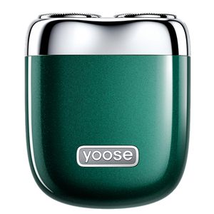 Rasoir rotatif électrique sans fil portable pour hommes, vert, étanche IPX7, rechargeable, pour la maison ou les voyages - Product Image 2