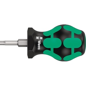 Wera <b>TORX</b> Stubby <b>Screwdriver</b> T20 25mm Blade Length 2-Component Handle Round Blade - Product Image 1