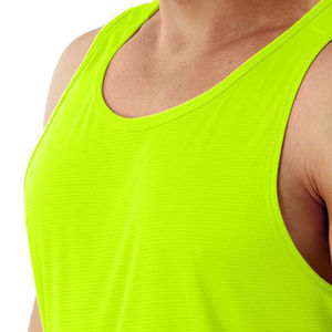 Bajo MOQ transpirable nuevo diseño hombres camiseta sin mangas para venta en línea última llegada Fitness ropa alta calidad hombres camiseta sin mangas - Product Image 6