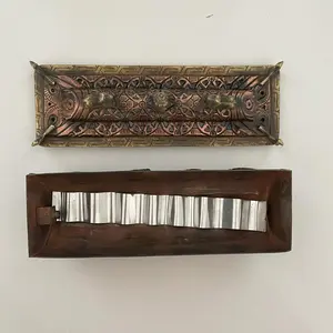 Quemador de Incienso Decorativo de Latón Estilo Barco Bakhoor |   Aroma Religioso para el Hogar con Fragancia Duradera y 100% Natural - Product Image 2